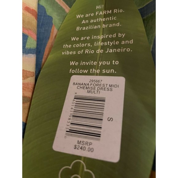 Farm Rio Banana Forest Dress NWT - Picture 9 of 12